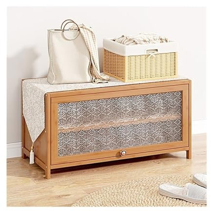 QTYQWC Stackable Multi-Layer Shoe Cabinet with Flip-up Doors, Free Standing Adjustable Shoe Rack Organizer for Closets Hallways Bedrooms Entryways Shoe (Color : 3-Layers 60cm) (9 layers 70cm)