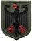 Deutsche Flagge Patches Klett Taktisch Adler-Schild Patch für Kleidung Taschen Rucksack Uniform Weste Hundegeschirr Militär Taktisch Draussen Ausrüstung, Adler Bundesadler