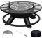 Foyer de Jardin, brasero Robuste, Grand brasero, Foyer Pliable et Portable pour l'extérieur, Grille de Cuisson Amovible en Acier Inoxydable 304, Vitesses Hautes et Basses réglables Tea Table Style