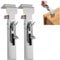 Cokritsm 2PCS Morsetti di fissaggio per cassetti regolabili, morsetti universali per l'installazione di armadi in acciaio inossidabile, clip di fissaggio per installazione regolabili da 32 a 50 mm