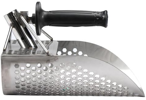 Escavatore per setaccio a sabbia in acciaio inossidabile, pala per metal detector,Scoop per reperti da spiaggia - Accessori per il rilevamento dei metalli, strumento di rilevamento dei metalli, pala