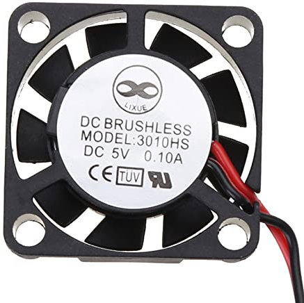 Ruiogoe Ultra-miniature Brushless Fan Electric DC5V/12V/24V 2507 Tiny Cooling Fan Widely Application Cooler 25x25mm Fan