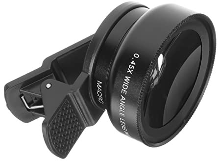 SHOWERORO High-definition External Lens Kit Wide Angle Macro for Phone Camera Clip Accessory Aluminum Alloy Construction