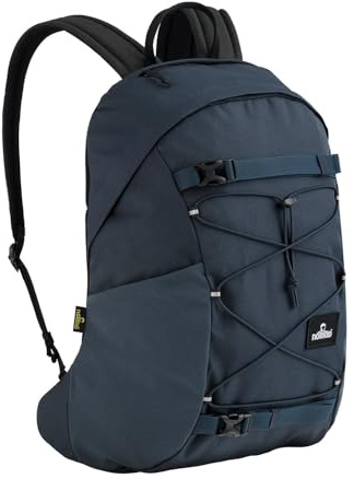 NOMAD® Torcal 16 Liter Rucksack | Dunkelblau | Kompakter Tagesrucksack für Schule & Arbeit | Laptop-Rucksack 15,6 Zoll | 100% recyceltes Ripstop | Leicht & übersichtlich