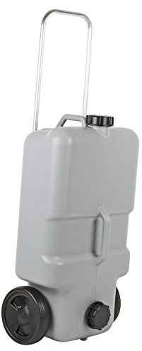 Réservoir d'eaux usées Abwassertaxi 25L pour camping-car/caravane roulable avec poignée freizeitschmiede