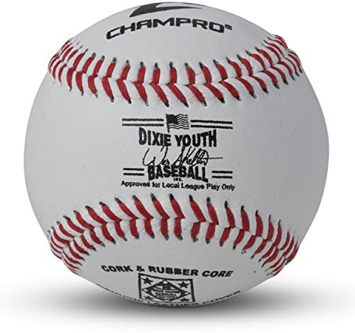 Champro Dixie Jugend Baseball (weiß, 9 Zoll)