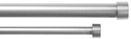 Umbra Cappa Doppel Gardinenstange, Nickel, 36 to 72-inches