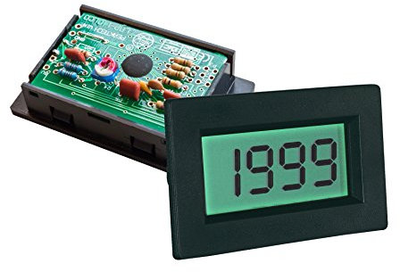 PeakTech Voltmetro digitale da incasso/amperometro 2000 conti, 1 pezzo, LDP-140