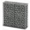 vidaXL Panier de Gabion avec Couvercle Fil Galvanisé 100x100x30 cm Clôture