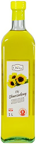 Raw Sunflower Oil, Unrefined, Cold Pressed, Crude Ol’Vita (1000 ml)