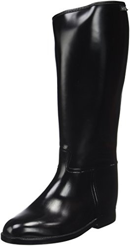 HKM Damen Reitstiefel Kurz und Weit mit Elastikeinsatz