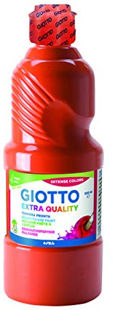 Fila 5328 – 08 – Barattolo Tempera 500 ml, colore: rosso, 1 pezzo