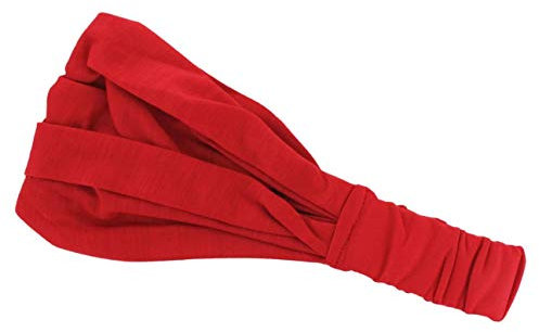Lipodo Haarband Sportliches Bandana Kopftuch Einheitsgröße Frauen Frühjahr Sommer rot One Size