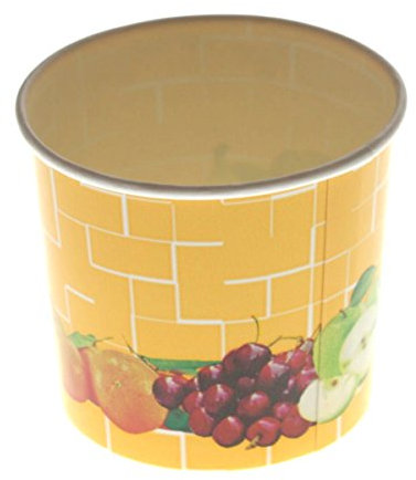 TAMLED Eisbecher Hartpapier 0,14 l Motiv Früchte - 1800 Stück
