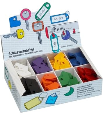 WEDO 2628070 Schlüsselkappen 200 Stück Vorratspack im ansprechenden Display