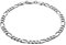 Herren-Armband Aus 925 Silber Mit Karabinerverschluss Und Polierter Oberfläche