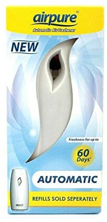 Pure Air Airpure Automatic Air Freshener Unit Machine Home/Office Scent (1), White, Small,AOM508-1
