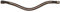 Hans Melzer Horse Equipment Stirnriemen Mechtersen, braun, Warmblut