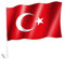 sportfanshop24 2 Stück/1 Paar Autoflagge/Autofahne Türkei/Türkiye/Turkey - Fahne/Flagge für Auto 2X - car Flag