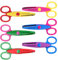 KUUQA 6 Stücke Kinder Sicherheit Schere Kunst Handwerk Schere Set für Kinder und Studenten Papier Construction Supplies