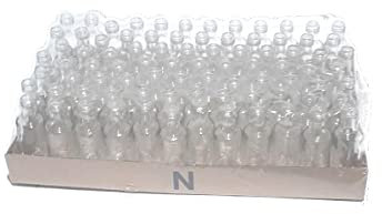 Generico Bottiglia Mignon Dorica ml 40 Tappo Vite in pacchi da 115 Pezzi Completa di Tappo, Adatta a Contenere liquore ed Altri liquidi