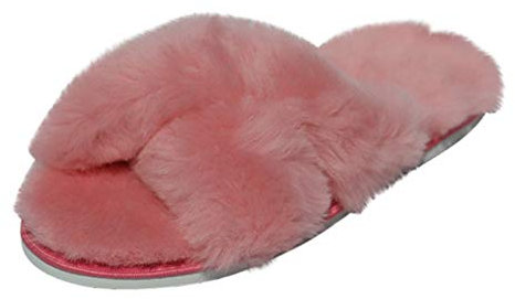 Hollert Damen Lammfell Sandalen Florida aus 100% Merino Schaffell Sandalette Sommerschuhe Pantoletten Hausschuhe versch. Farben Schuhgröße EUR 40, Farbe Rosa