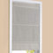 SCHÖNER LEBEN. Magnet Faltrollo Wellenmuster melierte Optik einfarbig grau 100x125cm