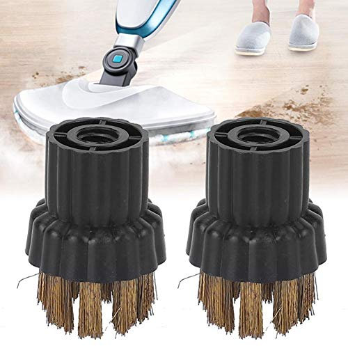 Cuque Vendite Pazze Parti di Ricambio per spazzole in Ottone, 2 Pezzi Accessori di Ricambio per testine in Ottone Adatti per Scopa a Vapore X5
