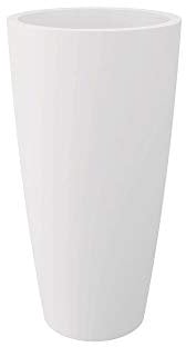 Nicoli Vaso Alto CILINDRICO Style Bianco 3636B 35.8 x 70h cm da Interni/Esterno