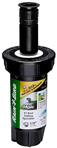 Rain Bird 1802APPRS Druckregulierender (PRS) Professioneller Versenkregner, verstellbar 0-360° Muster, 2,4 m - 3,8 m Sprühabstand, 5,1 cm Pop-Up-Höhe