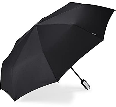 Volkswagen 5H0087602 Taschenschirm Schirm Umbrella vollautomatisch Regenschirm, schwarz