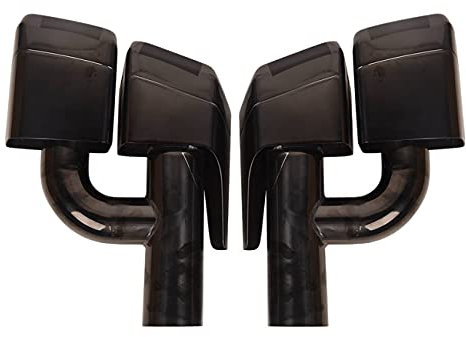 Bapmic 2* Auspuffendrohr Endrohre Auspuffblenden Blende Doppelschalldämpfer Auto Auspuffrohr Für AMG W204 W212 W207 W221 W216 2011-2014