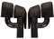 Bapmic 2* Auspuffendrohr Endrohre Auspuffblenden Blende Doppelschalldämpfer Auto Auspuffrohr Für AMG W204 W212 W207 W221 W216 2011-2014