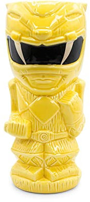 Geeki Tikis Power Rangers Tasse en céramique Jaune Capacité 445 ml