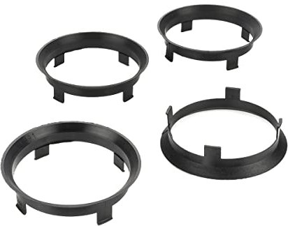 LST 4x Distanzringe Zentrierringe Schwarz für Alufelgen Ø 59,1 mm- Ø 60,1 mm