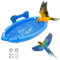 Sunshine smile Papagei Badewanne,Kleine Papagei Dusche Bad,Vogelbadewanne FüR KäFig,HäNgen Vogelbad Badewanne,Papageiendusche VogelkäFig ZubehöR,Papagei Badewanne Vogel,VogelkäFig-ZubehöR