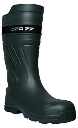 IDEA77 Stivali Antinfortunistici Ultraleggeri - ZEUS S5L SR CI FO (Verde, Sistema Taglie Calzature EU, Adulto, Numero, Media, 43)
