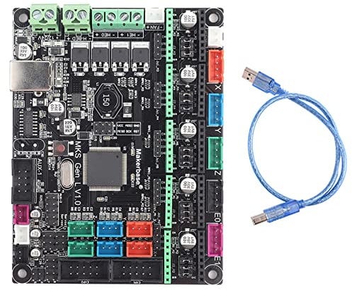 Artillery Steuerplatine, 3D Drucker Controller, Mks Gen L V1.0 Controller Board 3D Printer Kit Mainboard Ramps1.4 Dual Extruder Touch Für Desktop Laser Engraving Machine
