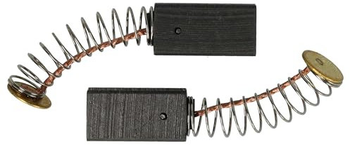vhbw 2x escobilla Compatible con Bosch PSB 500 R (Nr. 0 603 312 803), PSB 550 RE (Nr. 0 603 169 703) herramientas + resorte