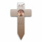 CHRISCK design Personalisiertes Grabkreuz mit vielen verschiedenen Designs - ideal als Andenken oder für den Friedhof - 3 Größen bis 22x40 cm