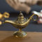 Genie Öllampe,Aladdin Wunderlampe Weihrauch Brenner,Retro Legend Aladdin Lampe Magic Genie Wishing Light,Arabische Genie Lampe,für Home Table Dekoration,Startseite Teekanne Öl Lampe Geschenk (Stil 1)
