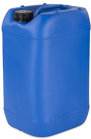Bidón de agua potable, sin BPA, apto para alimentos (25 L, azul)