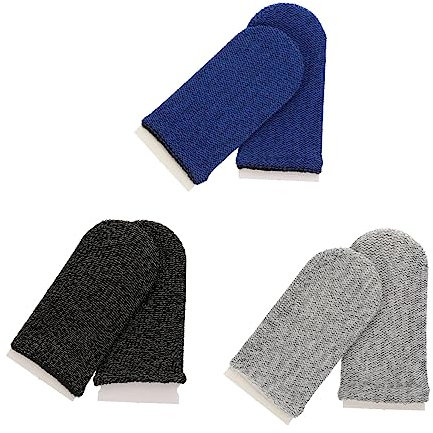 Mikikit 36 Stk Touchscreen-gaming-fingerbett Fingerschutz Touchscreen-handschuhfutter Handy-gaming-fingerhüllen Touchscreen-fingerabdeckungen Daumen Ärmel Kohlefaser Bildschirm Deckel