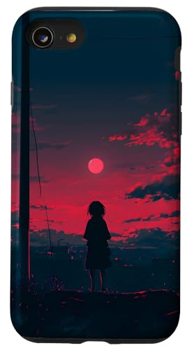 Anime Lofi Manga-Kunst Hülle für iPhone SE (2020) / 7 / 8