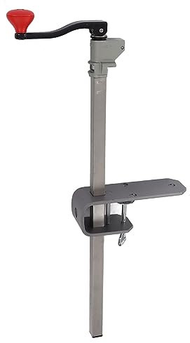 Apriscatole Commerciale, Apriscatole da Tavolo Manuale in Acciaio Inossidabile per Impieghi Gravosi con Base in Acciaio, Apriscatole Industriale per Ristorante, Hotel, Bar, Casa