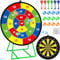 29 Doppelseitige Dartscheibe Anzug Kinder Game Mit 12 klebrigen Bällen,6 Darts,wurfspiel,Indoor/Outdoor Sport Fun Party Game,Spielzeug,Geburtstagsgeschenke für 3 4 5 6 7 8 9-12 Jahren Jungen Mädchen