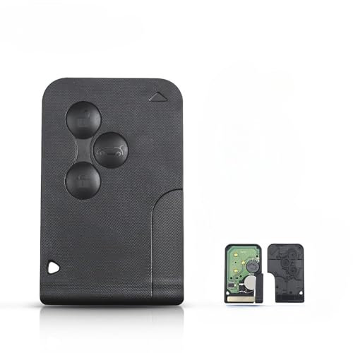 Guscio Chiave auto a distanza Controllo remoto telecomando radiocomando portachiavi per Renault Megane 2 3 II Scenic II Grand Scenic 2003 2004 2005 2006 2007 2008 433Mhz PCF7947 Chip ID46