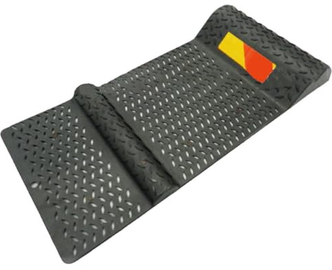 SHITOOMFE Garage Parking Matte Nicht-Rutsch-Parkstopper Hochleistungsgarage Parkhilfe 20.9x9.8x2in PP Radstopps für Garage Snowfield Hang, Garage Parkhilfe