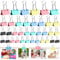 MXTIMWAN 100 Stück Foldback Klammern Groß Set,Büroklammern Vielzweckklammern,Klein Metall Binder Clips,15 mm/ 19mm/ 25mm/ 32mm Klemmen für Büro und Haushalt,Mini Farbige Papierklammern