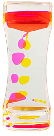 Sablier Liquides Jouets Sensoriels pour Enfants Adultes, Lampe à Lave Colorés, Motion Bubbler Fidget Jouet pour Activité, Relaxation, Anxiété, Autisme, TDAH, Bureau à Maison (B)